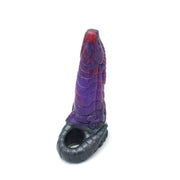 Kiotos Monstar - Fjörgyn - Penis Sleeve - Extra Omvang - Verdikkend - Paars/Zwart