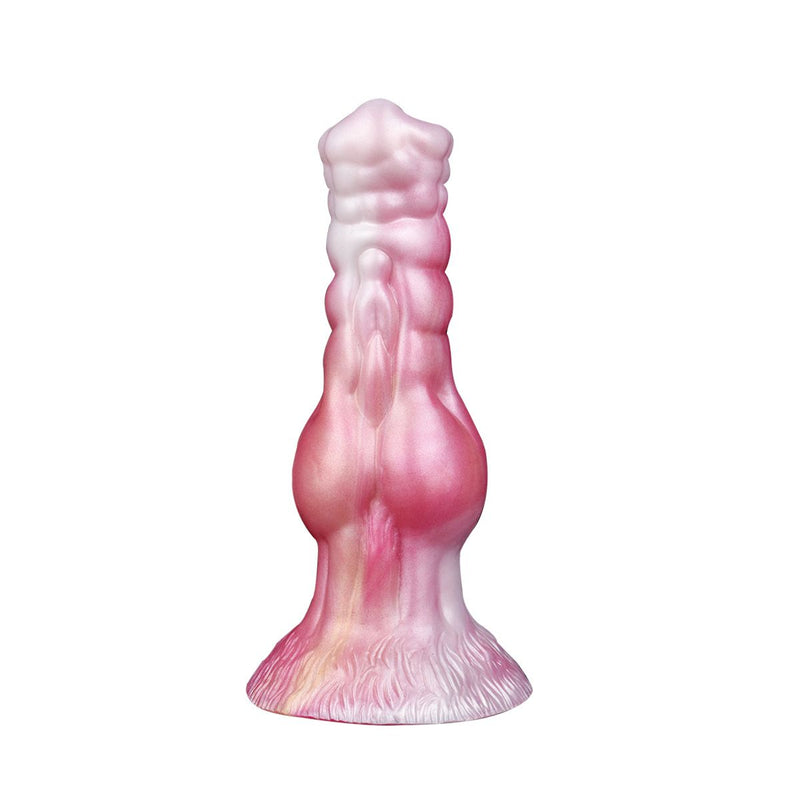 Kiotos Monstar - Vortexwing - Opblaasbare Dildo - Roze/Wit
