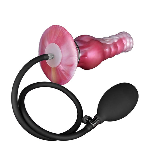 Kiotos Monstar - Vortexwing - Opblaasbare Dildo - Roze/Wit