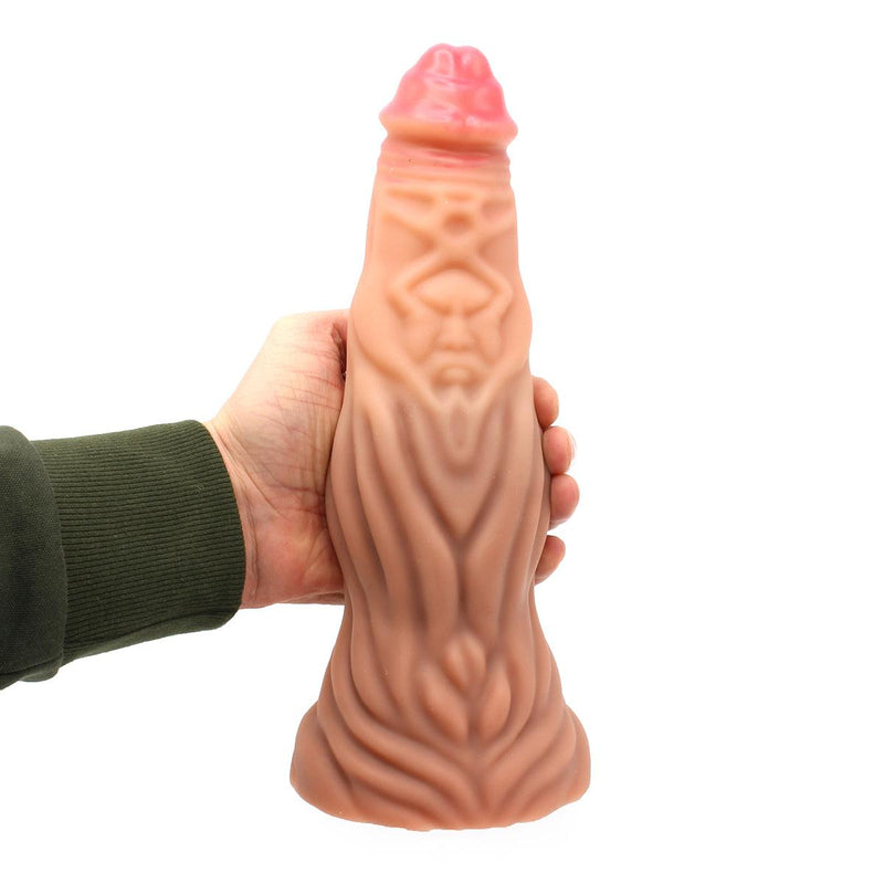 Kiotos Monstar - XXL Dildo Beast 29 HULK - 27.5 x 8.5 cm - Lichte Huidskleur