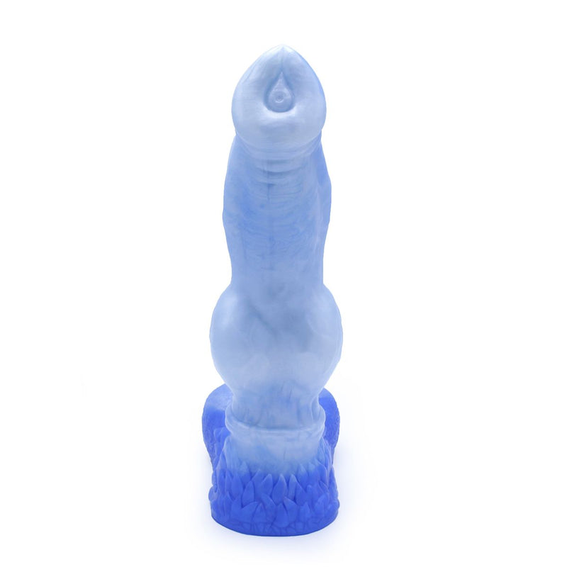Kiotos Monstar - XXL Dildo Beast No. 57 Michel The Mastiff - Blauw/Wit