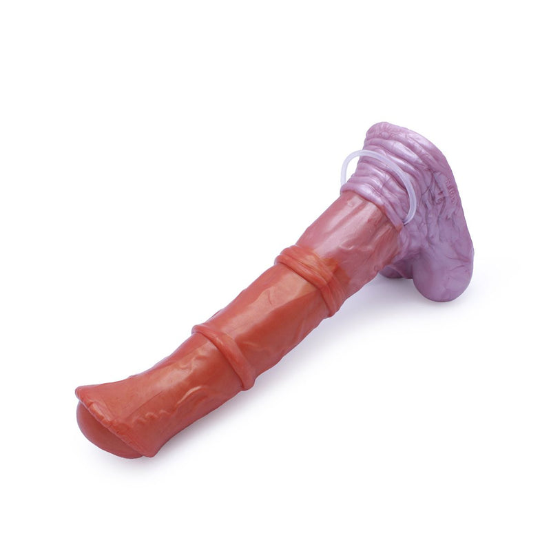 Kiotos Monstar - XXL Squirting Dildo Beast No. 58 Paolo the Pony - Rood/Wit