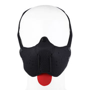 Kiotos - Neopreen Puppy Dog Gag - Mondmasker - Zwart
