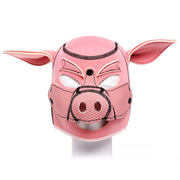 Kiotos - Neopreen Roze Varkentjes Masker/Hood