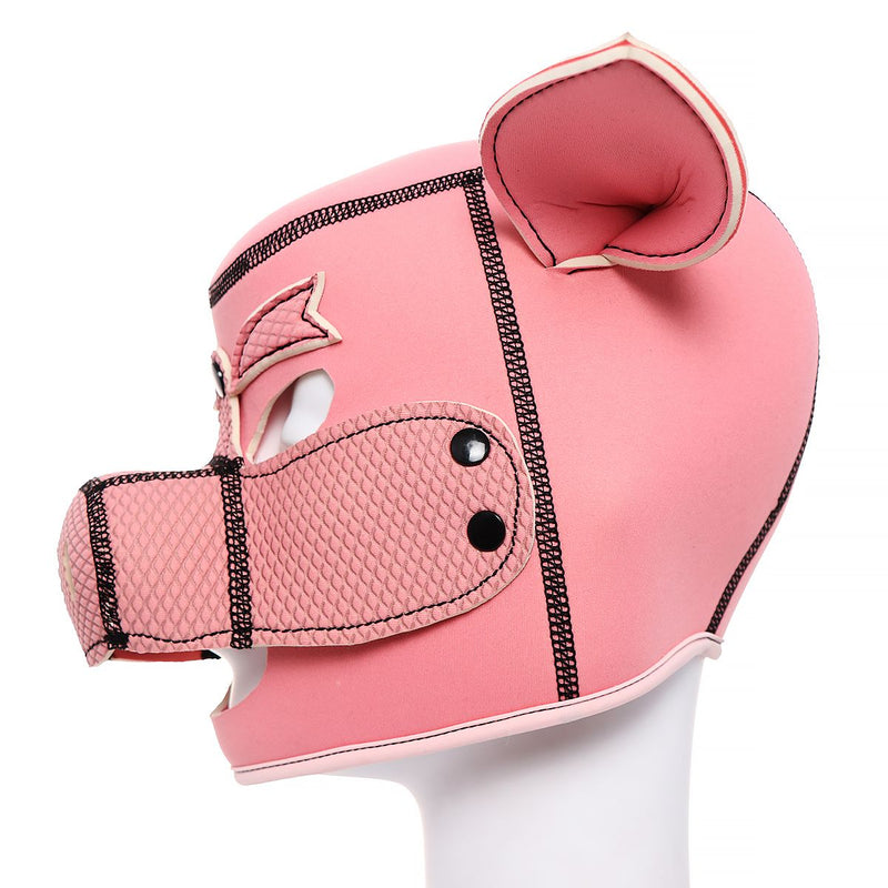Kiotos - Neopreen Roze Varkentjes Masker/Hood