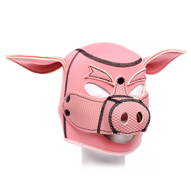 Kiotos - Neopreen Roze Varkentjes Masker/Hood