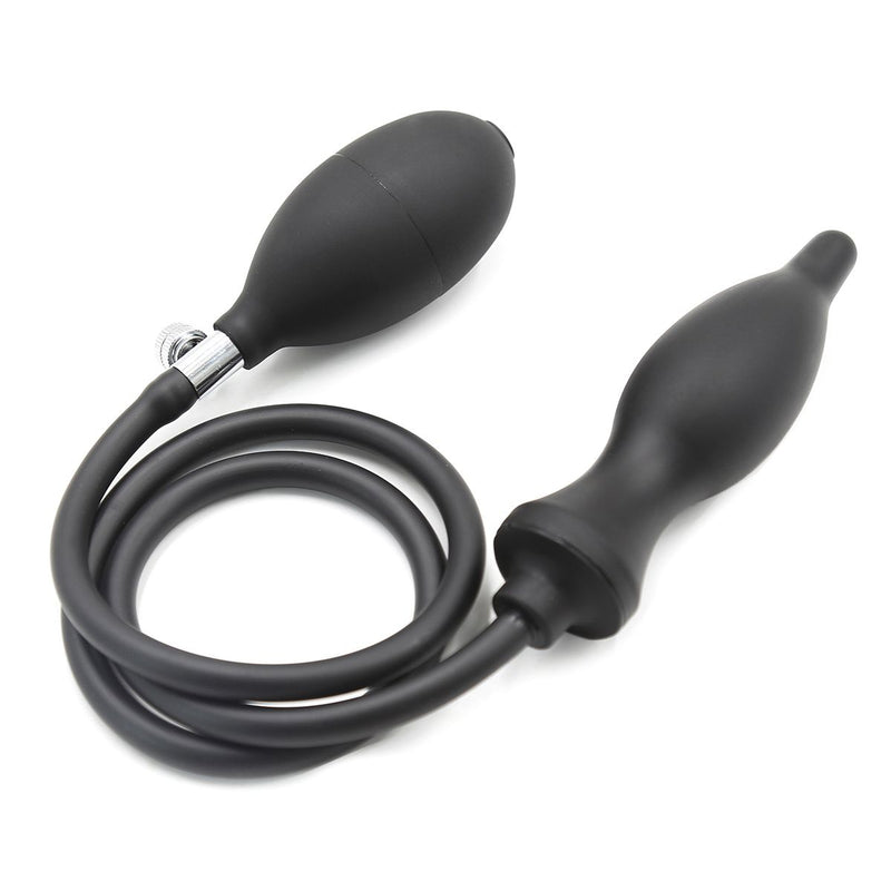 Kiotos - Opblaasbare Anaal Plug - Zwart