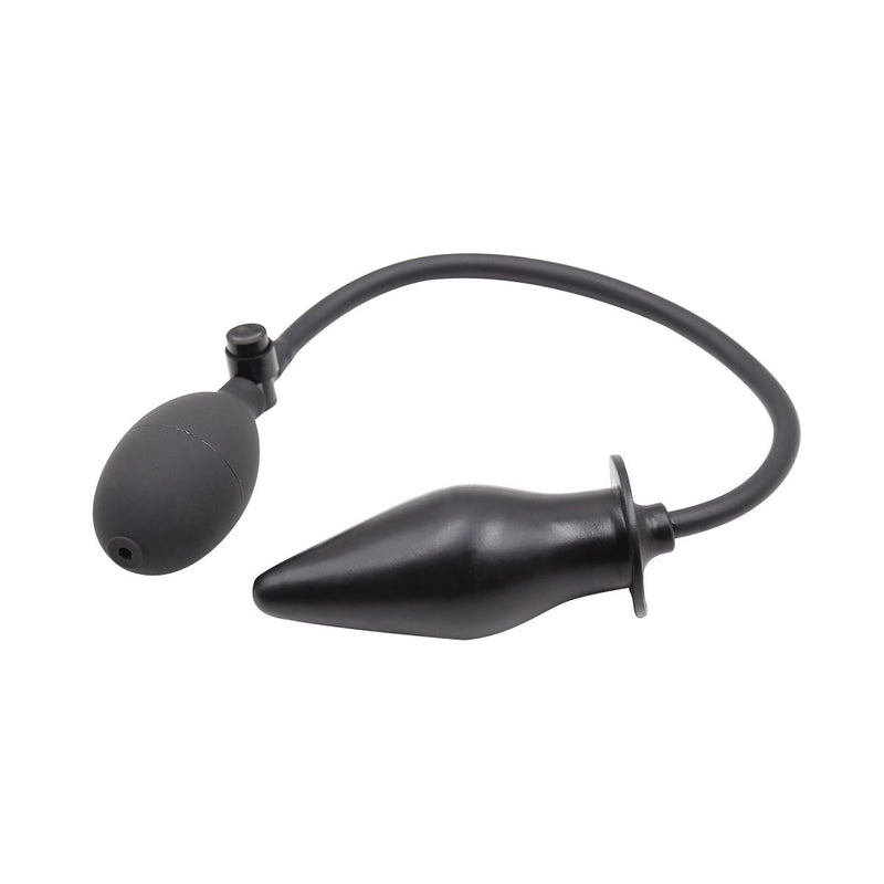 Kiotos - Opblaasbare Buttplug - Spade Anaalplug - Diameter 45 mm - Zwart