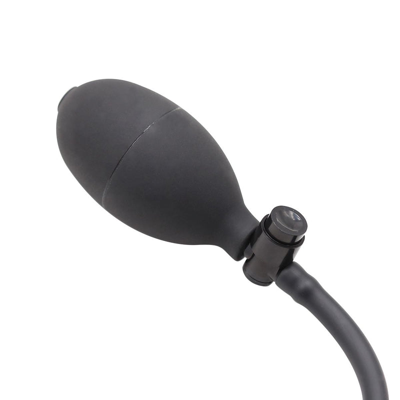 Kiotos - Opblaasbare Buttplug - Spade Anaalplug - Diameter 45 mm - Zwart