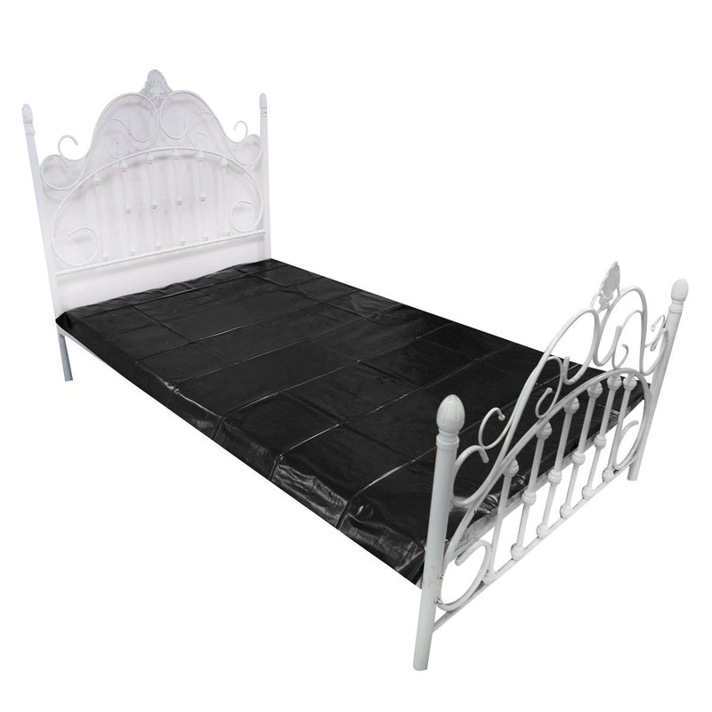 Kiotos - PVC Beddenlaken/Bedbeschermer - Zwart