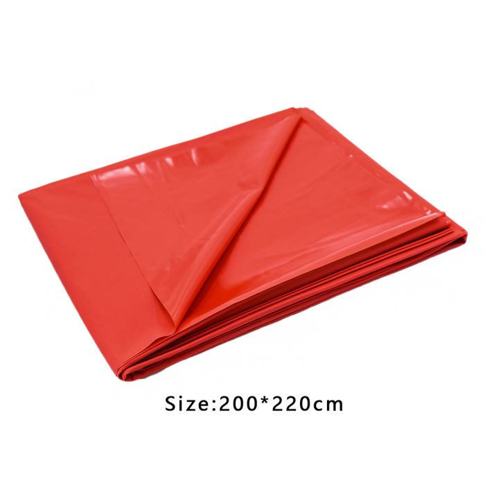 Kiotos - PVC Lak Sex Laken - Rood