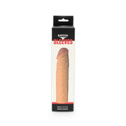 Kiotos - Penis Sleeve van 18.5 cm - Realistische sensatie - TPE - Lichte Huidskleur