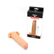 Kiotos - Realistic Penis Sleeve van 19 cm met Vibrator Bullet Houder en Ball Stretcher - Boost Je Intieme Momenten!