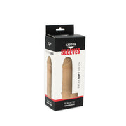 Kiotos - Realistische Penis Sleeve - Extra Soft - Met Ballstretcher - Comfort, Plezier en Extra Omtrek