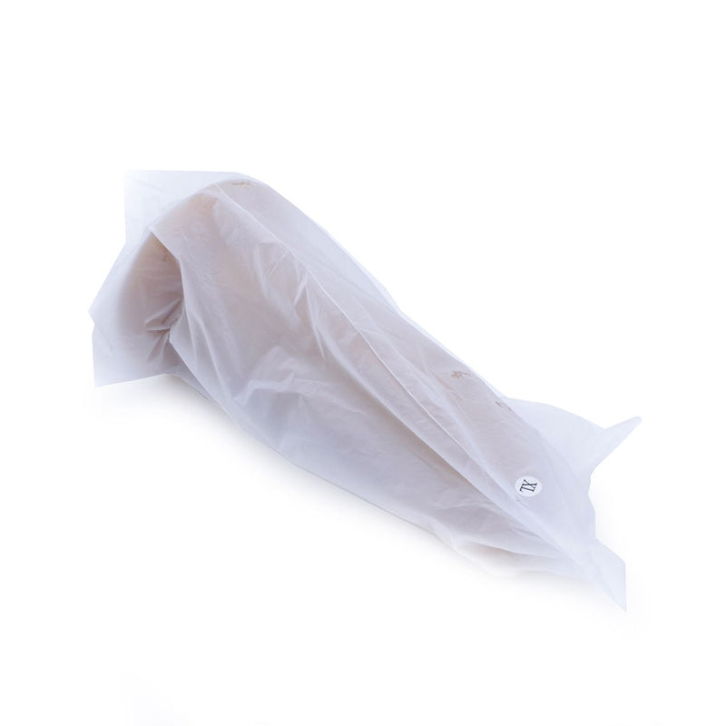 Kiotos - Ribbed Penis XL Shinny Flesh Suction Dildo - Amazing Shinny Gold/Flesh Silicone - 8 cm diameter x 30 cm lang