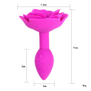 Kiotos - Roze Roos - Siliconen Anaal Plug