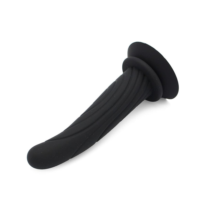 Kiotos - Siliconen Dildo Nr. 2 Met Zuignap & geschikt Voor strap-ons - Zwart