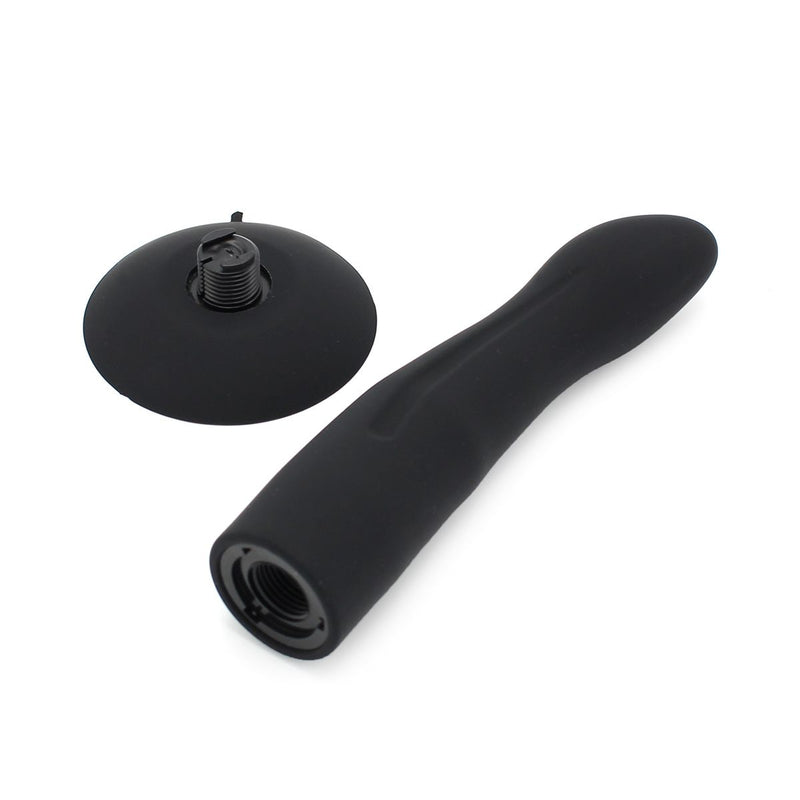 Kiotos - Siliconen Dildo Nr. 5 Met Zuignap & geschikt Voor strap-ons - Zwart