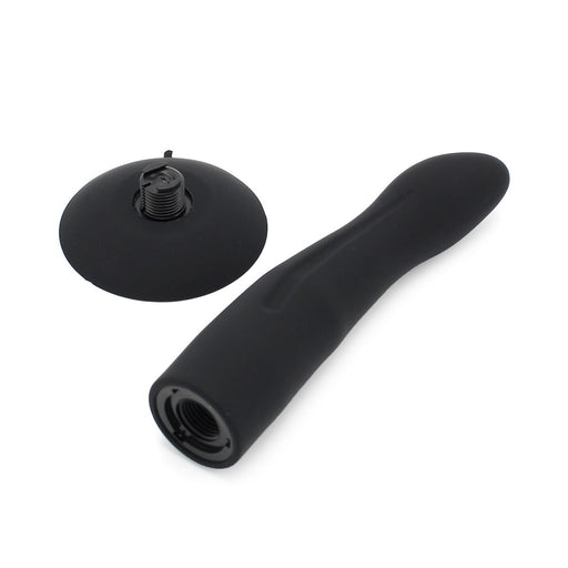 Kiotos - Siliconen Dildo Nr. 5 Met Zuignap & geschikt Voor strap-ons - Zwart