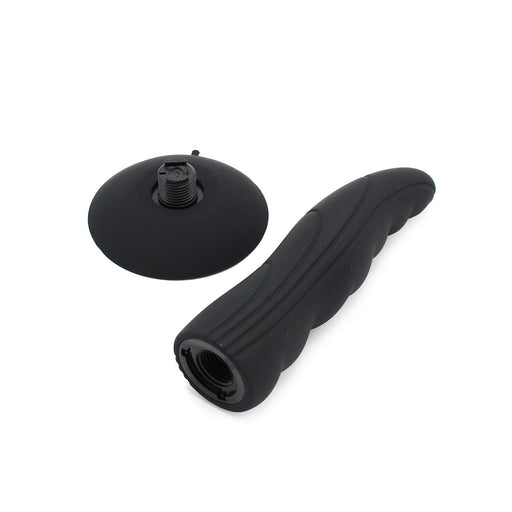 Kiotos - Siliconen Dildo Nr. 6 Met Zuignap & geschikt Voor strap-ons - Zwart