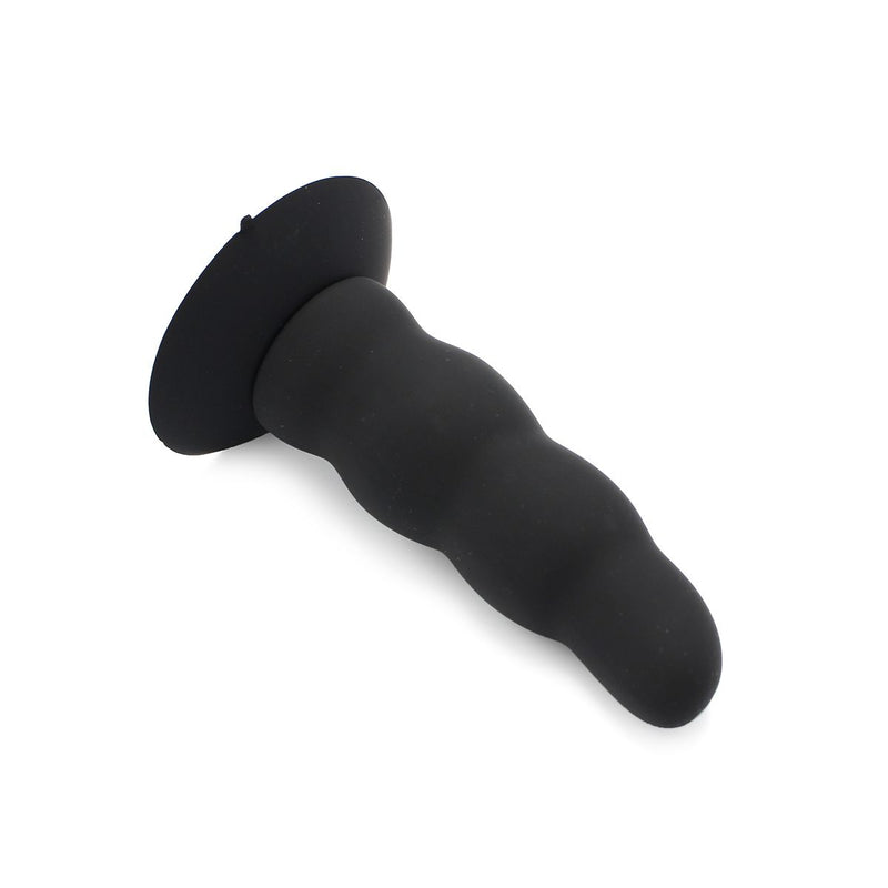 Kiotos - Siliconen Dildo Nr. 7 Met Zuignap & geschikt Voor strap-ons - Zwart