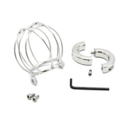 Kiotos - Ballstretcher Ball Cage - Scrotum Kooi - Balzak Achter De Tralies
