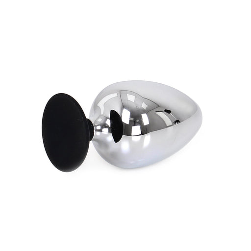Kiotos - Buttplug RVS Met Siliconen Voetje BIG-S