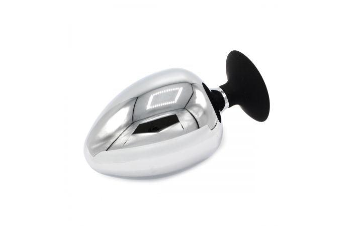 Kiotos - Buttplug RVS Met Siliconen Voetje BIG-S-Erotiekvoordeel.nl