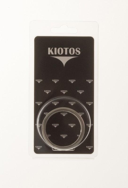 Kiotos - Cockring Met Groeven RVS - 10 mm breed-Erotiekvoordeel.nl