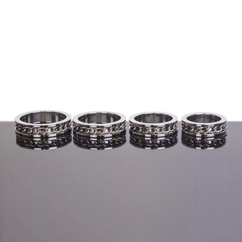 Kiotos - Cockring Met Ketting detail RVS
