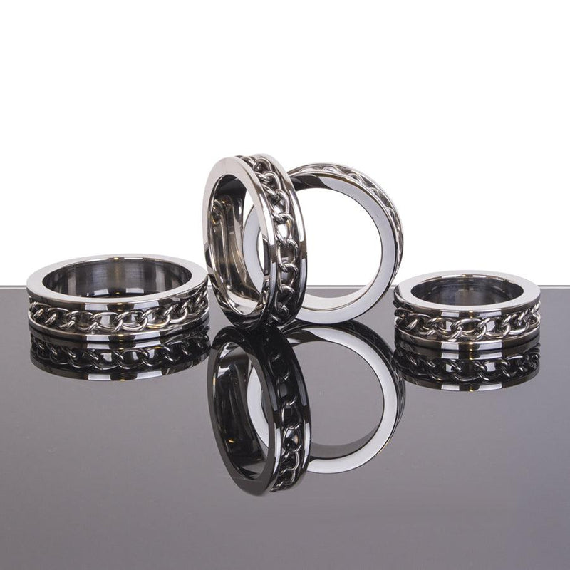 Kiotos - Cockring Met Ketting detail RVS