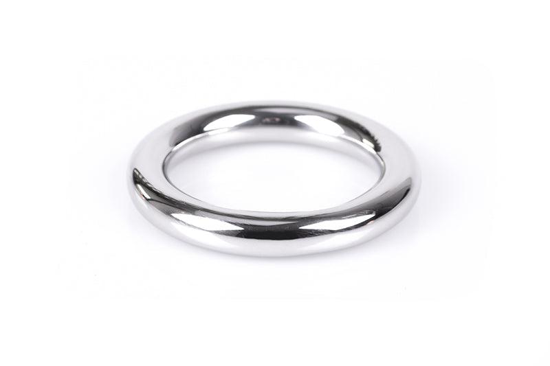 Kiotos - Cockring Rond RVS - 10 mm Hoog-Erotiekvoordeel.nl