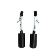 Kiotos - Crocodile Tepelklemmen - Met 2 x 100g Bullet Gewichten - RVS - Zwart