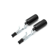 Kiotos - Crocodile Tepelklemmen - Met 2 x 100g Bullet Gewichten - RVS - Zwart