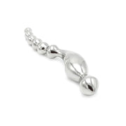 Kiotos - Curve Steel Dildo Ridges - Dildo met Ribbels - RVS
