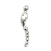 Kiotos - Curve Steel Dildo Ridges - Dildo met Ribbels - RVS