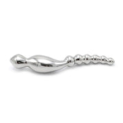 Kiotos - Curve Steel Dildo Ridges - Dildo met Ribbels - RVS