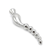Kiotos - Curve Steel Dildo Ridges - Dildo met Ribbels - RVS