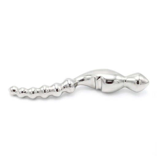 Kiotos - Curve Steel Dildo Ridges - Dildo met Ribbels - RVS