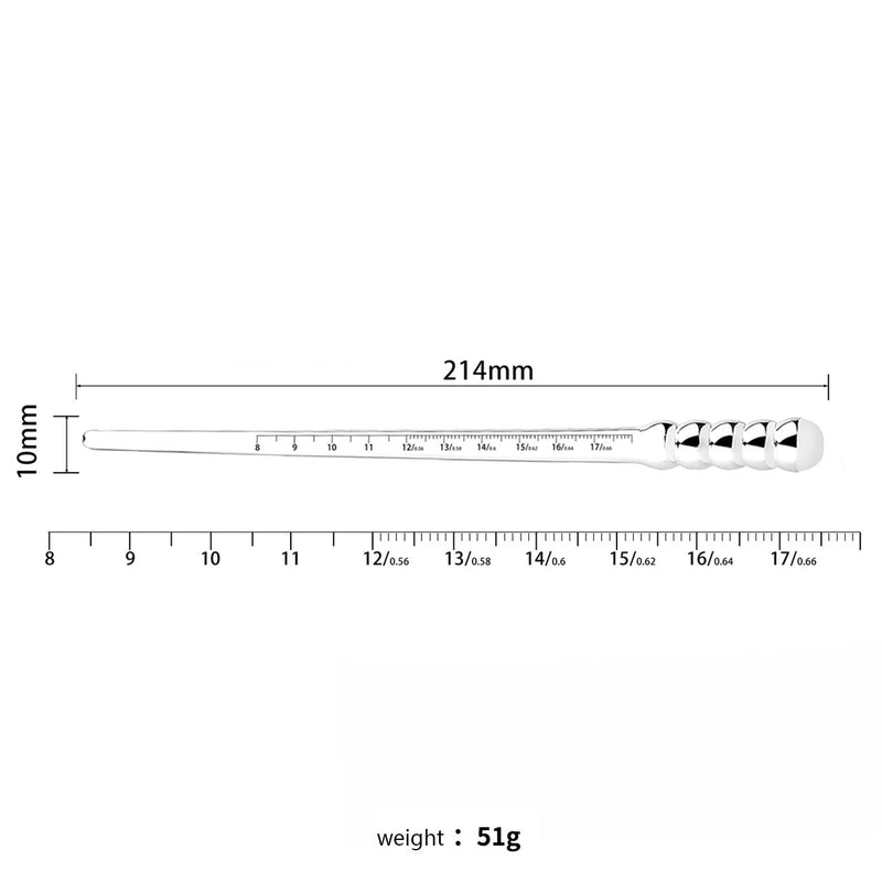 Kiotos - Dip Stick Wand Trainer - 4-6 mm - Met Maat Indicator - RVS