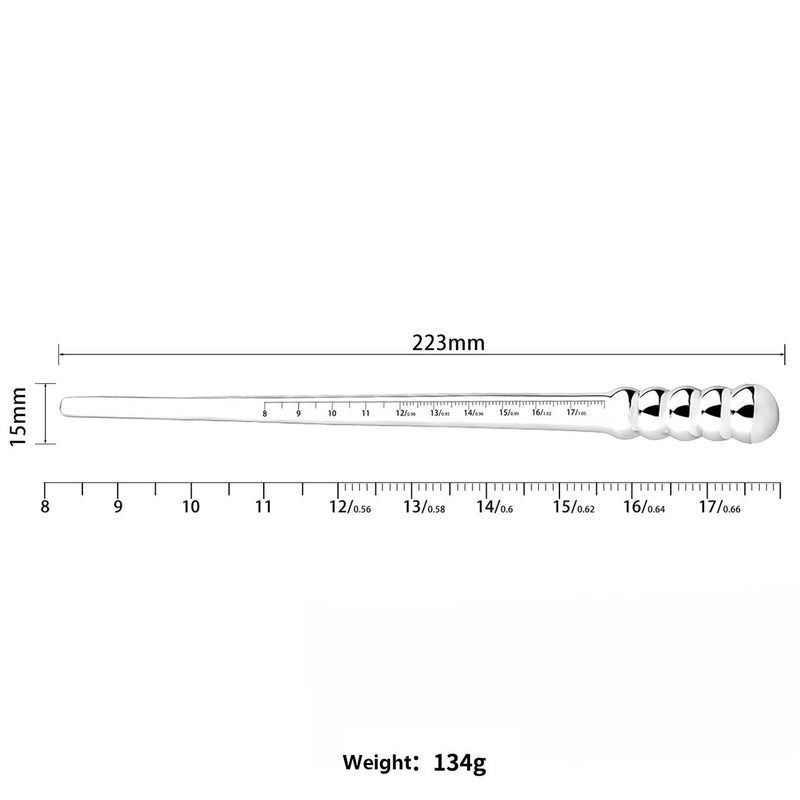 Kiotos - Dip Stick Wand Trainer - 6-11 mm - Met Maat Indicator - RVS