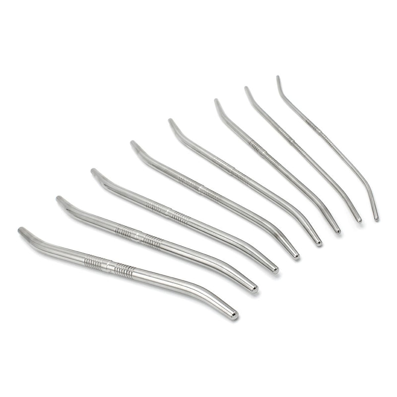Kiotos - Double End Dilator Set met Curve - RVS - 8 stuks