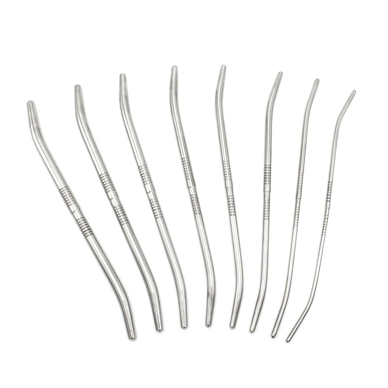 Kiotos - Double End Dilator Set met Curve - RVS - 8 stuks
