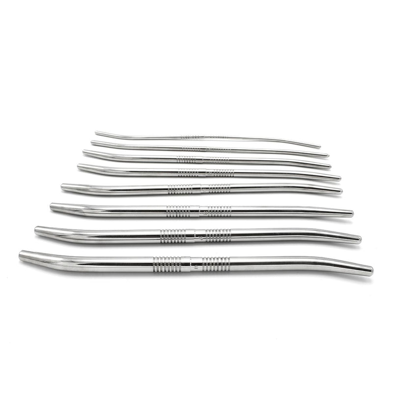 Kiotos - Double End Dilator Set met Curve - RVS - 8 stuks