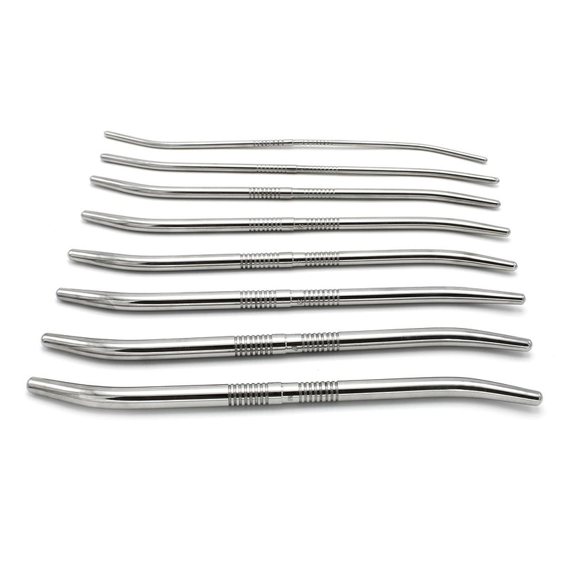 Kiotos - Double End Dilator Set met Curve - RVS - 8 stuks