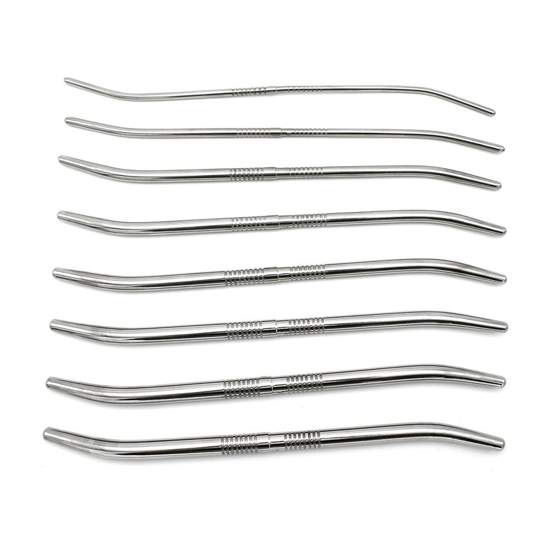 Kiotos - Double End Dilator Set met Curve - RVS - 8 stuks