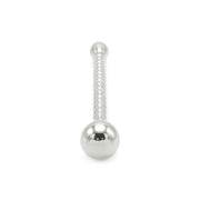 Kiotos - Extra Lange Penisplug Met Ribbels - Diameter 10 mm