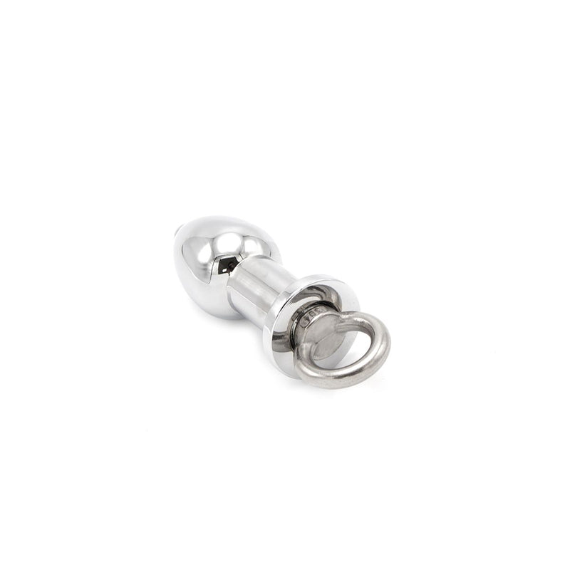 Kiotos - Holle Buttplug Van RVS Met afsluitschroef - Small