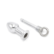 Kiotos - Holle Buttplug Van RVS Met afsluitschroef - Small