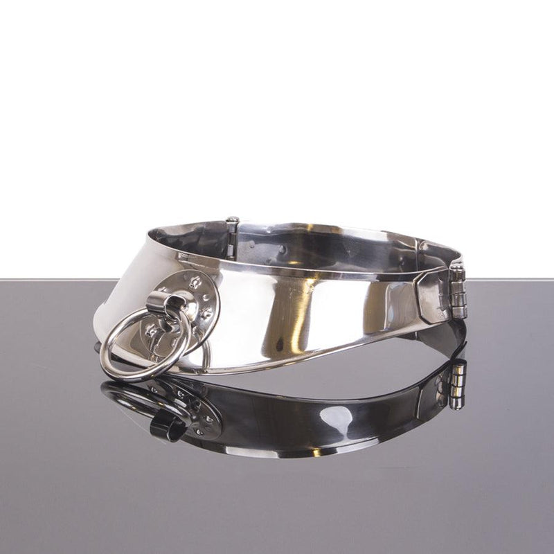 Kiotos - Locking Collar Met Ring - 12 cm